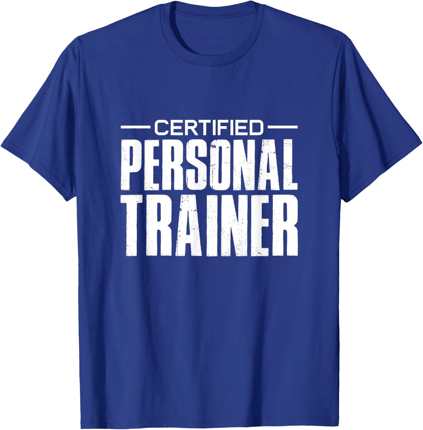 Certified Personal Trainer Gym Fitness Workout T-Shirt - T-Shirt | Royal