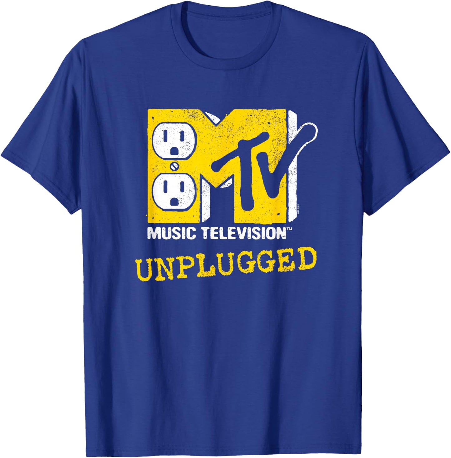 MTV Unplugged - Unplugged MTV Logo T-Shirt - T-Shirt | Royal