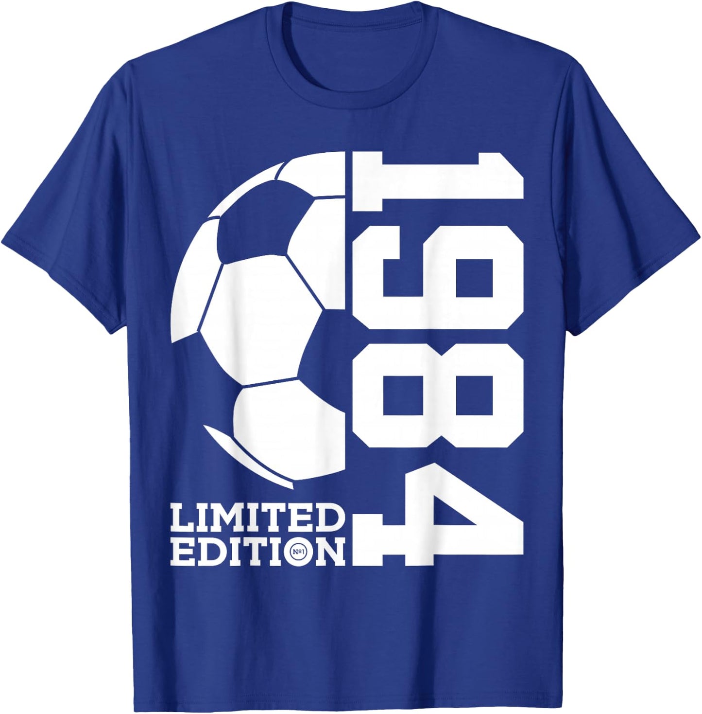 42nd BIRTHDAY SOCCER LIMITED EDITION 1984 T-Shirt - T-Shirt | Royal