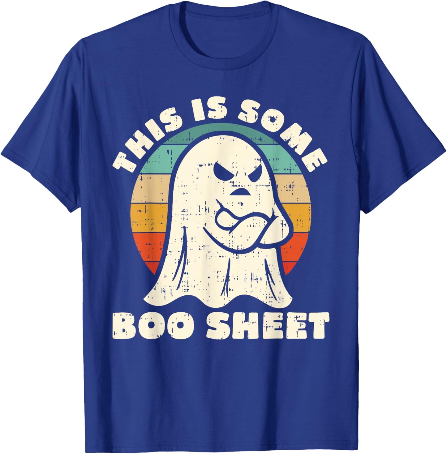 This is Some Boo Sheet Funny Halloween Costumes Men Women T-Shirt - T-Shirt | Royal