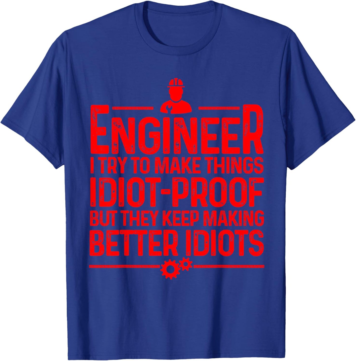 Funny Engineer Gift Women Cool Engineering Mechanic T-Shirt - T-Shirt | Royal