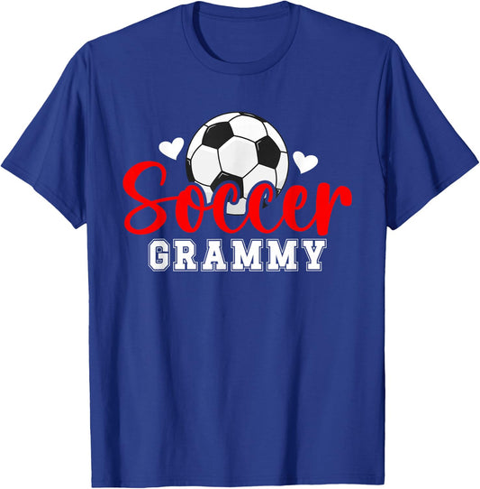 Soccer Grammy Grandma Grammy Of A Soccer Player Grammy T-Shirt - T-Shirt | Royal