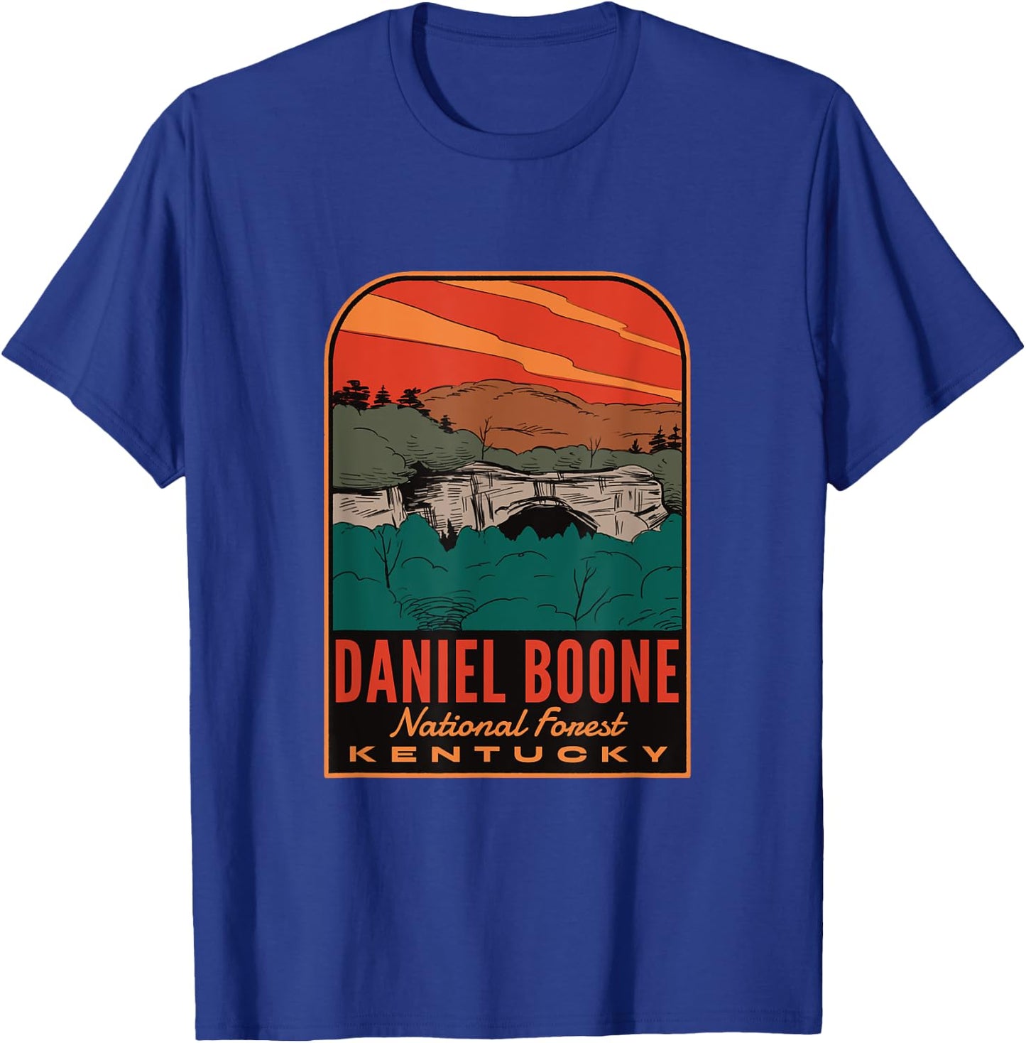 Daniel Boone National Forest T-Shirt - T-Shirt | Royal
