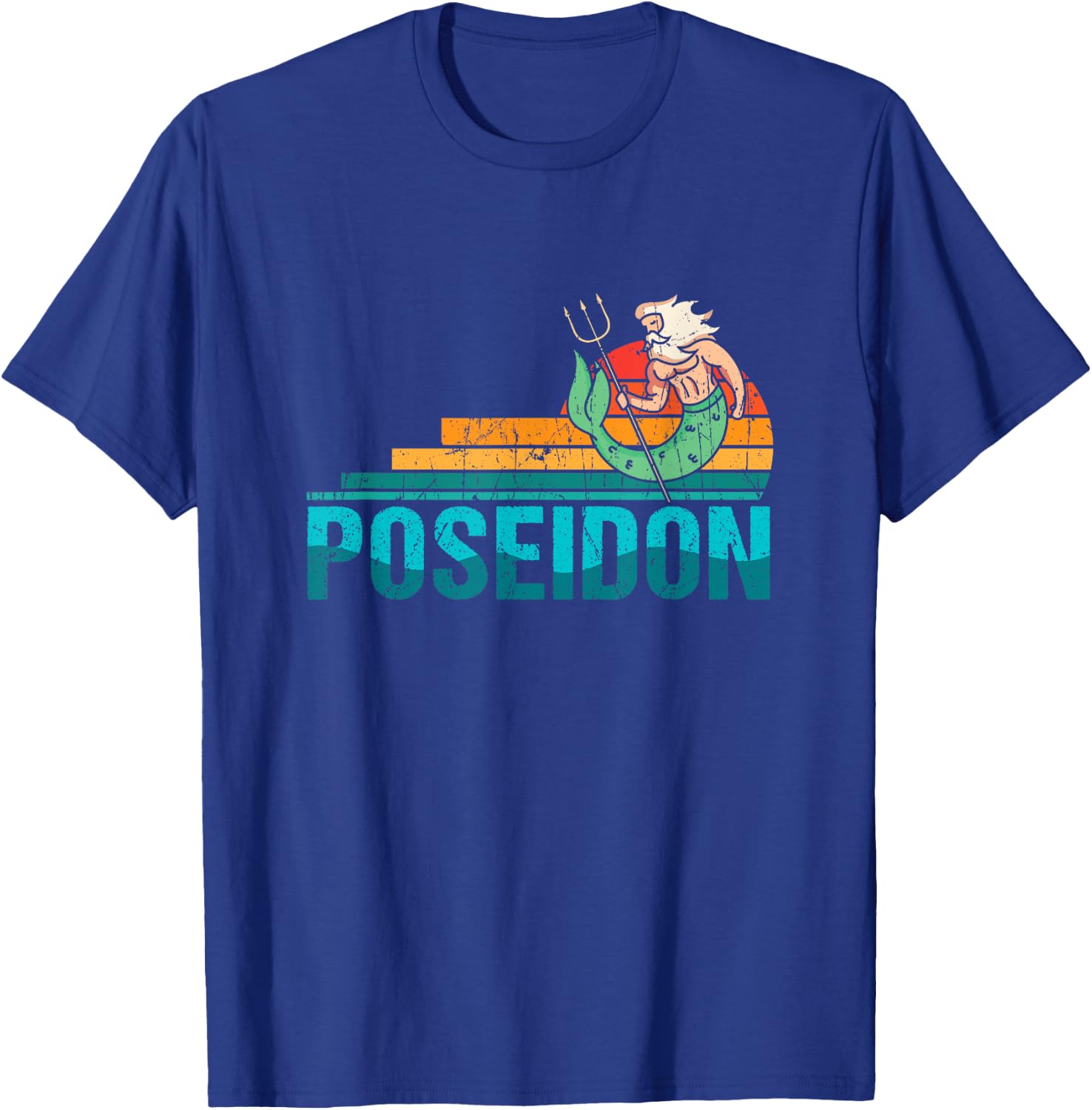 Poseidon - The God of the Sea, Earthquakes & Horses T-Shirt - T-Shirt | Royal