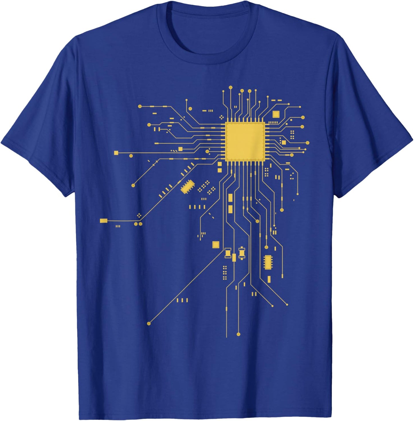 Cool Geek CPU T-Shirt - T-Shirt | Royal
