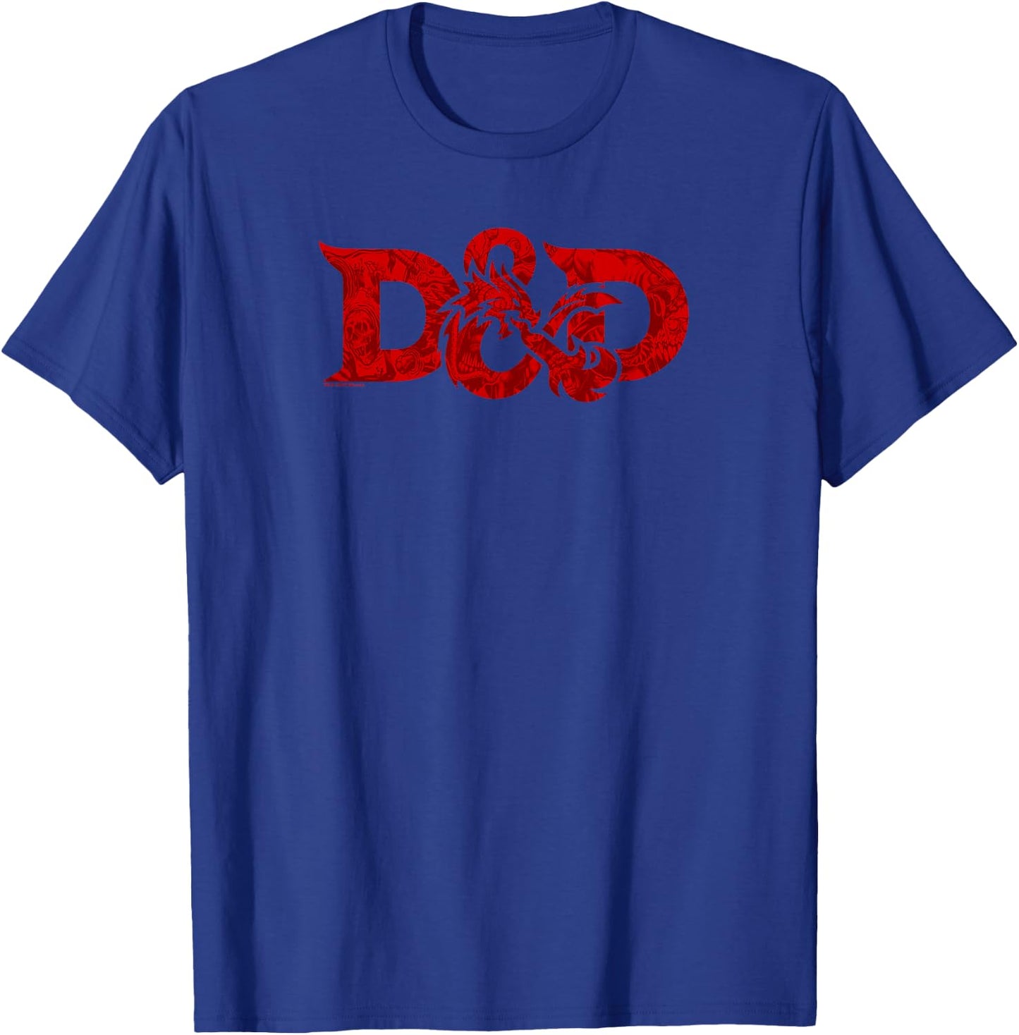 Dungeons & Dragons DnD Official Red Epic Logo T-Shirt - T-Shirt | Royal