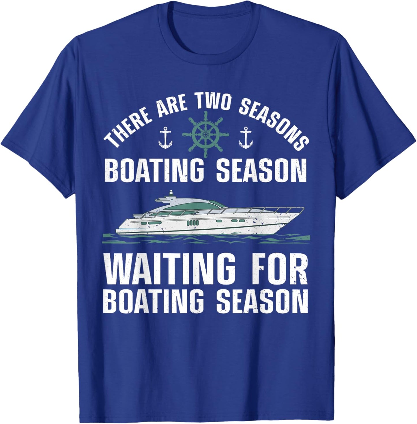 Funny Boating Design Women Boater Boating Boat Lover T-Shirt - T-Shirt | Royal