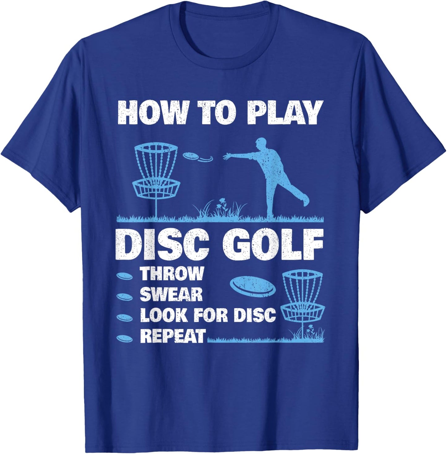 Best Disc Golf Women Disc Golf Tournament Player T-Shirt - T-Shirt | Royal