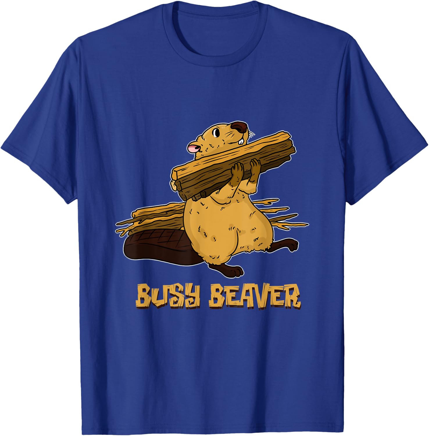 Busy Beaver T-Shirt - T-Shirt | Royal