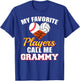 My Favorite Players Baseball Volleyball Basketball Grammy T-Shirt - T-Shirt | Royal