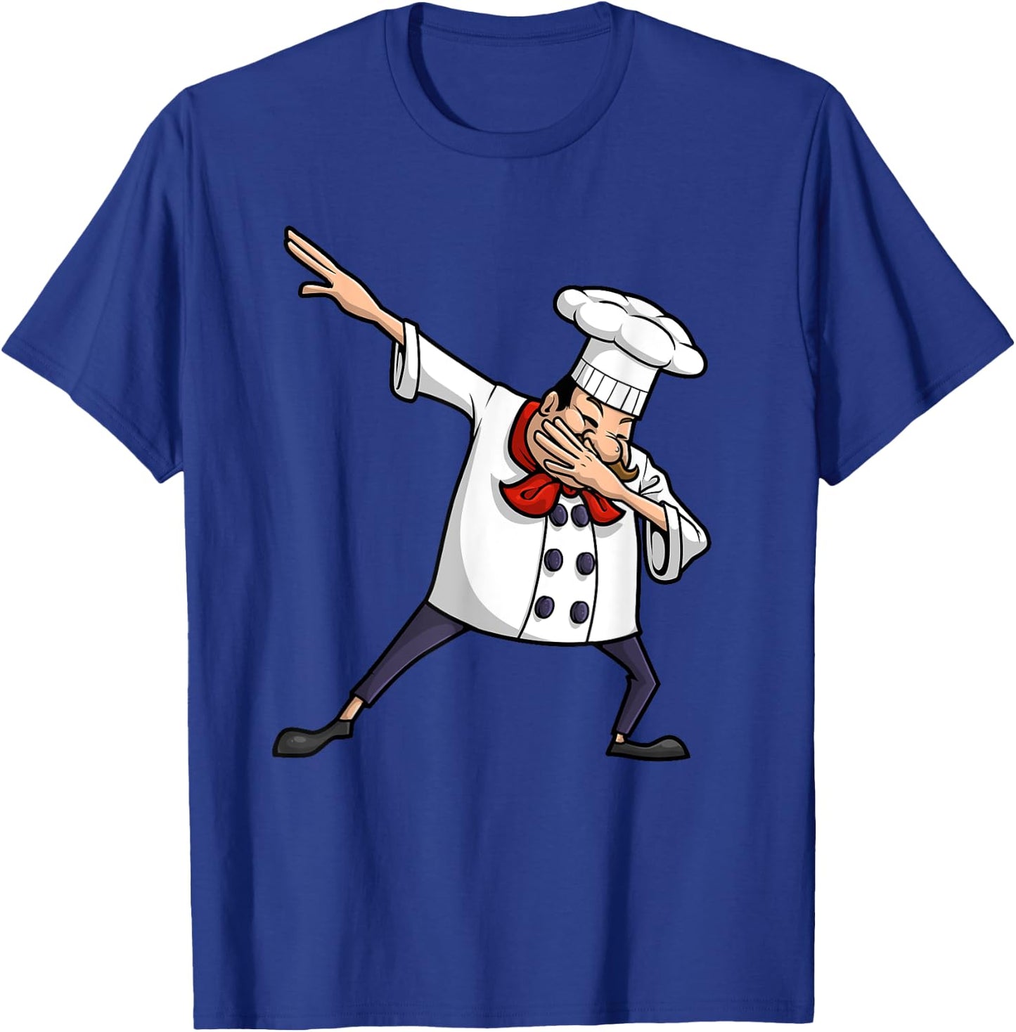 Funny Chef Design Women Cook Hip-hop Dabbing Dance T-Shirt - T-Shirt | Royal