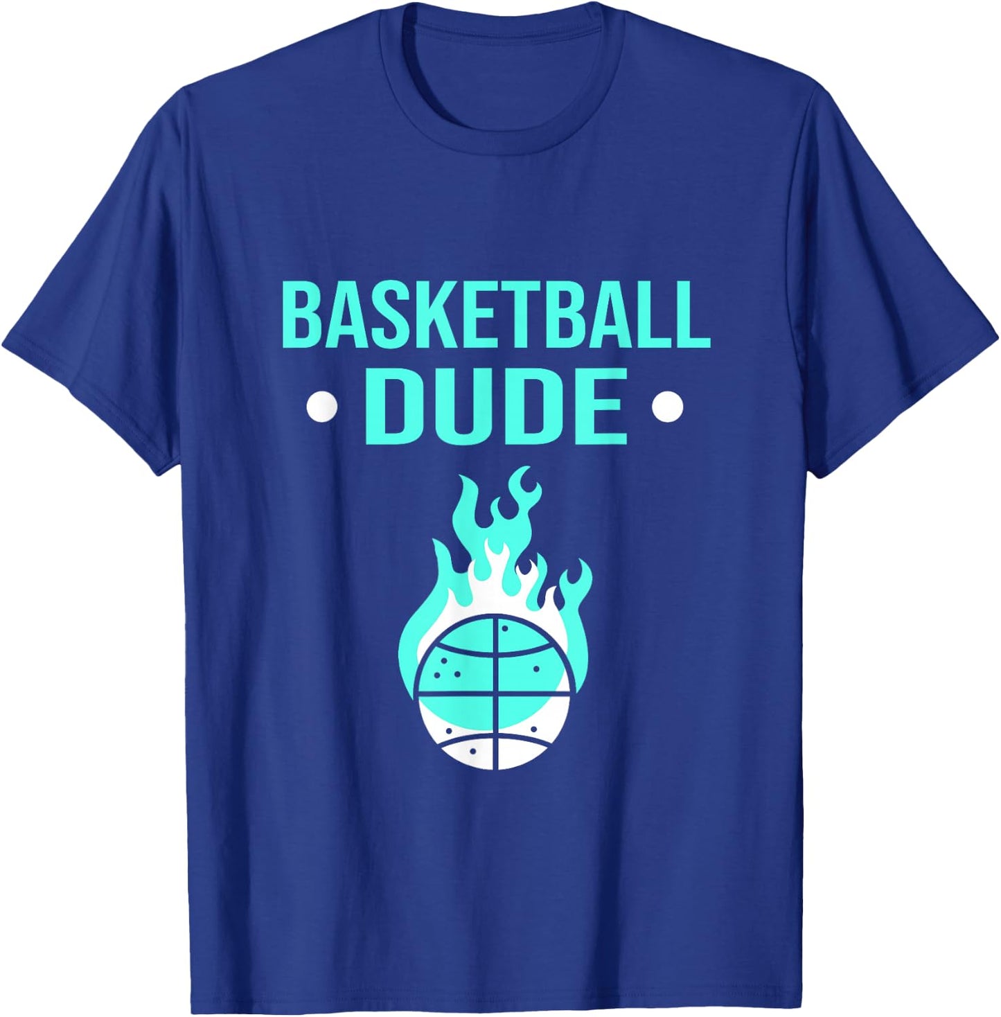 Fire Fit Designs Perfect Dude Basketball - Black, Small, Classic Fit, , Sleeveless, -Youth, Boys T-Shirt - T-Shirt | Royal