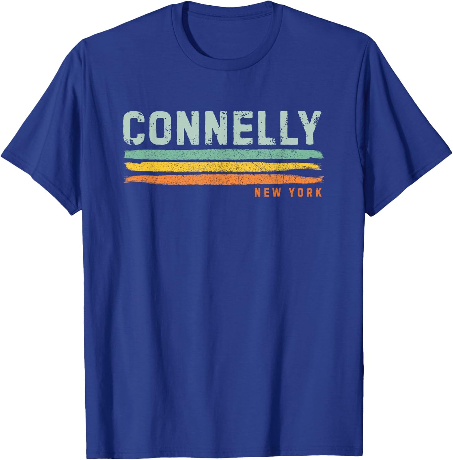 Vintage Stripes Connelly NY T-Shirt - T-Shirt | Royal