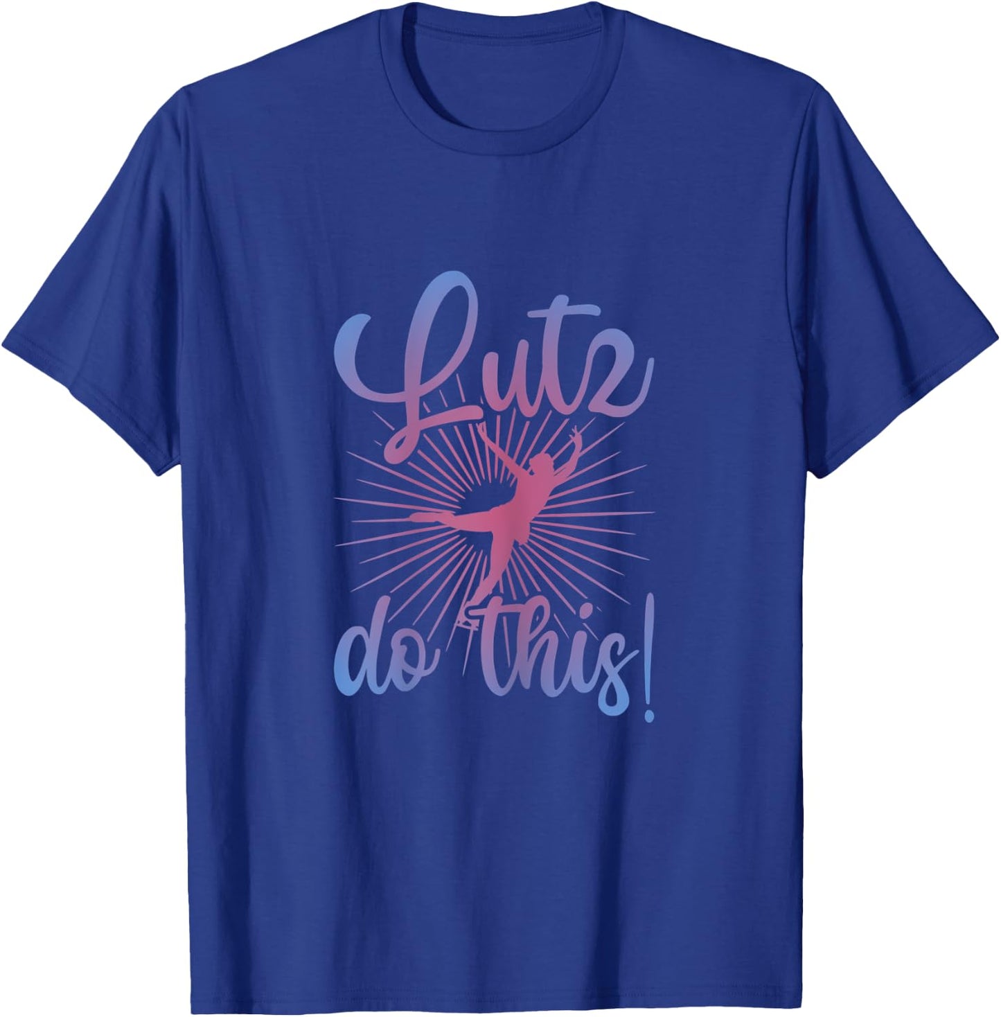 Ice Skating Outfit | Figure Skating Pun T-Shirt - T-Shirt | Royal