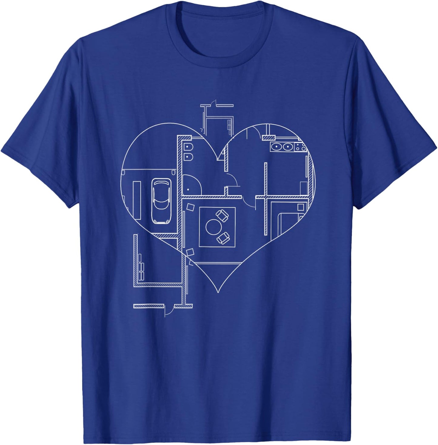 Funny Architect Graduation & Architect Student Architecture T-Shirt - T-Shirt | Royal
