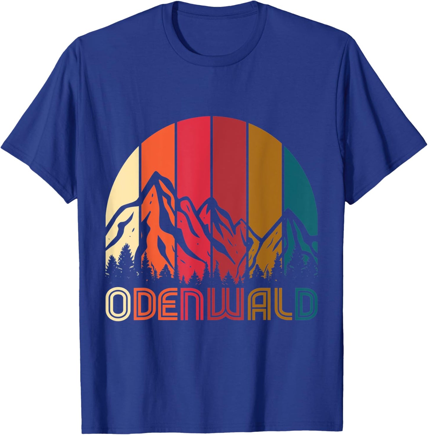 Odenwald Odenwälder Hiking Mountains Motif T-Shirt - T-Shirt | Royal