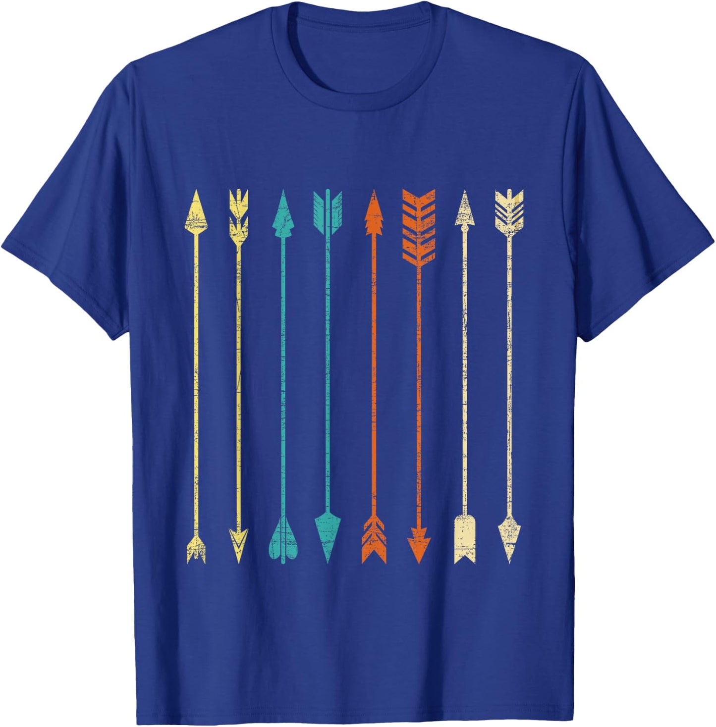 Colorful Arrows - Archery Bowman Bowhunting Archer T-Shirt - T-Shirt | Royal