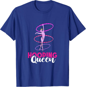 Hula Hoop Hooping Queen Hooping Gymnastic Hoop Dancer T-Shirt - T-Shirt | Royal