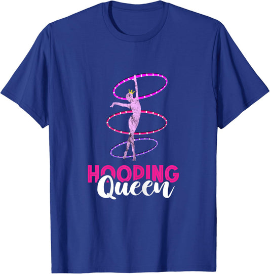 Hula Hoop Hooping Queen Hooping Gymnastic Hoop Dancer T-Shirt - T-Shirt | Royal