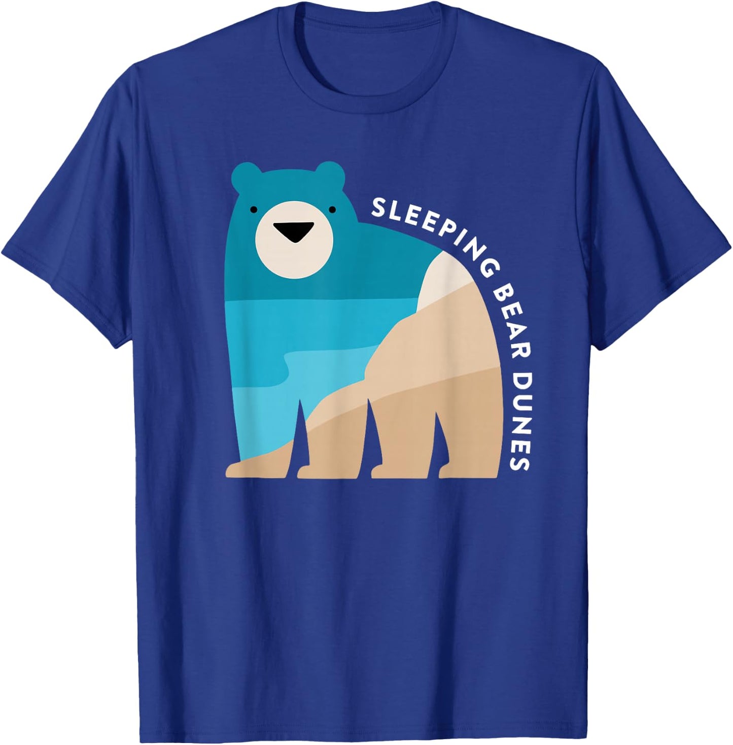 Sleeping Bear Dunes Michigan National Park Souvenir Gift T-Shirt - T-Shirt | Royal