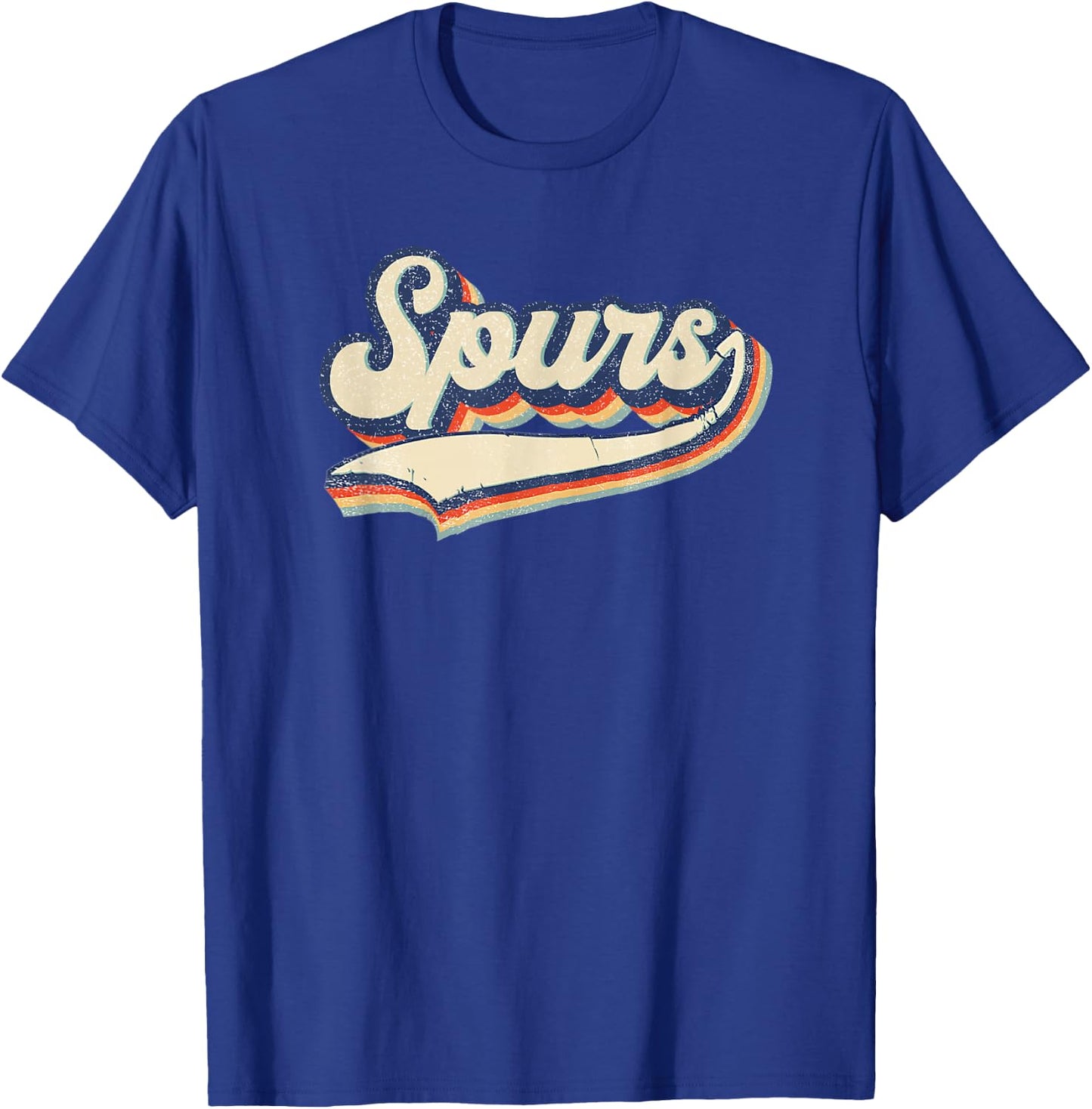 Spurs Name Vintage Retro Gift Men Women Boy Girl T-Shirt - T-Shirt | Royal