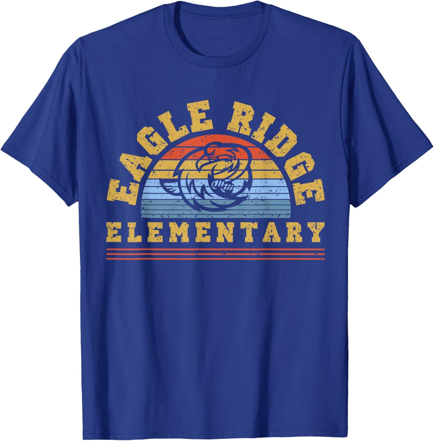 Eagle Ridge Elementary Vintage T-Shirt - T-Shirt | Royal