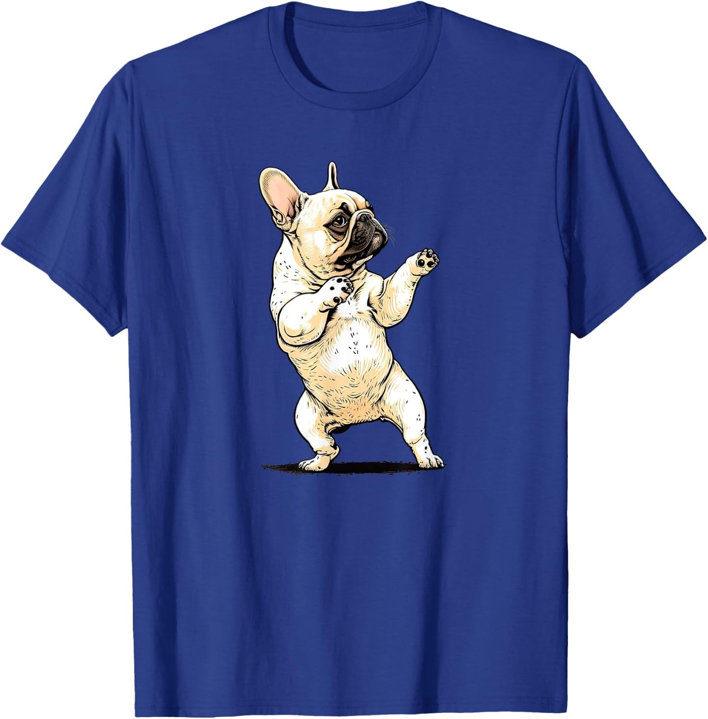 Funny French Bulldog Frenchie Dancing Dabbing The Dab Women Girls Kids T-Shirt - T-Shirt | Royal