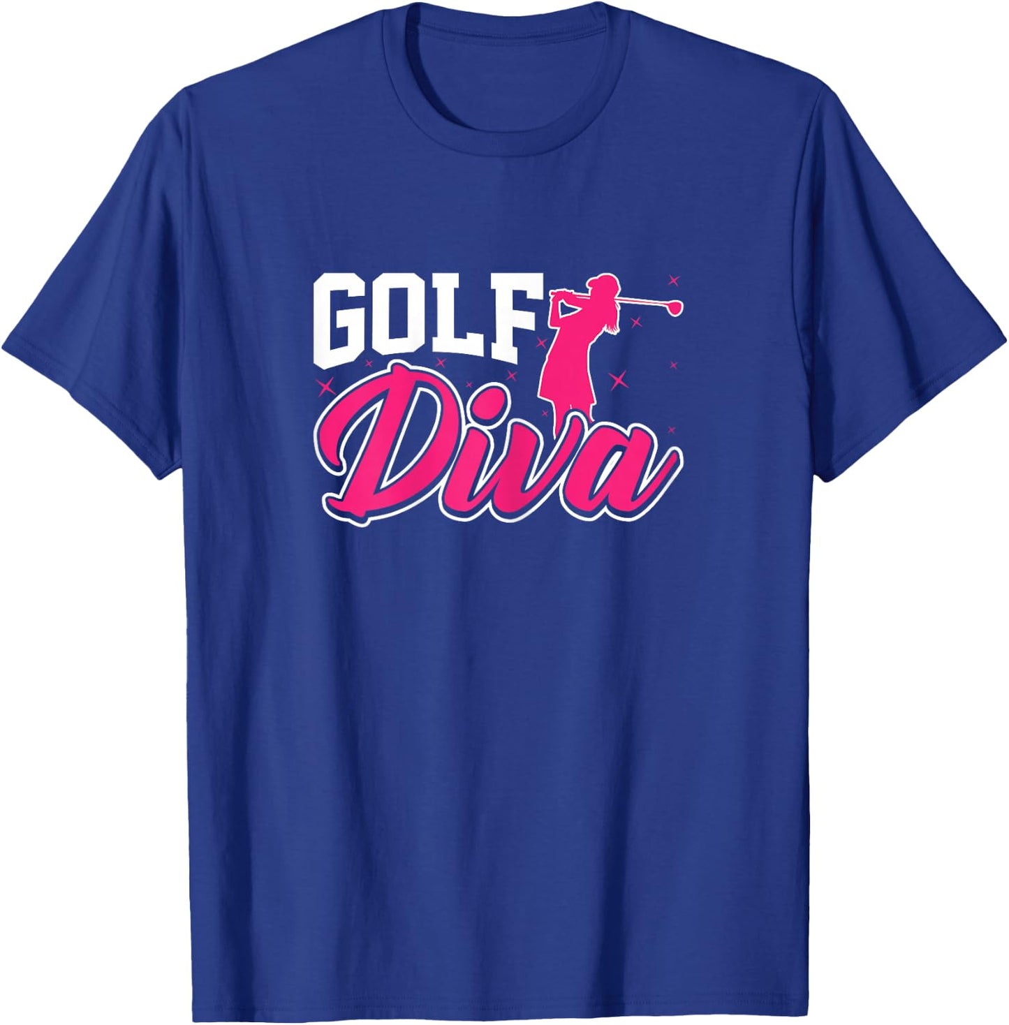Golf Diva - Funny Golfing Golf Lover Lady Women Golfer T-Shirt - T-Shirt | Royal