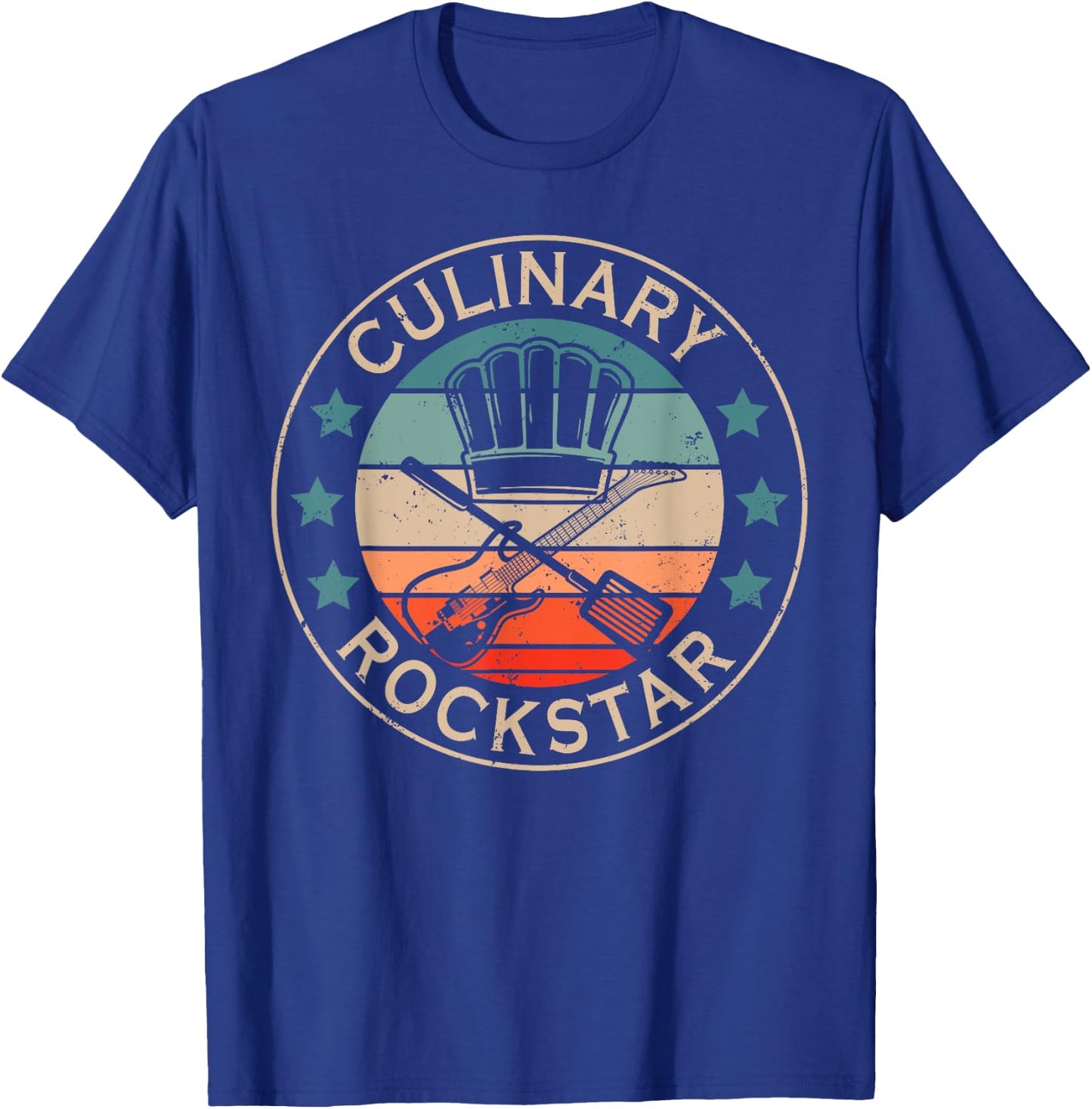 Culinary Rockstar Funny Cooking Chef Cook Culinary T-Shirt - T-Shirt | Royal