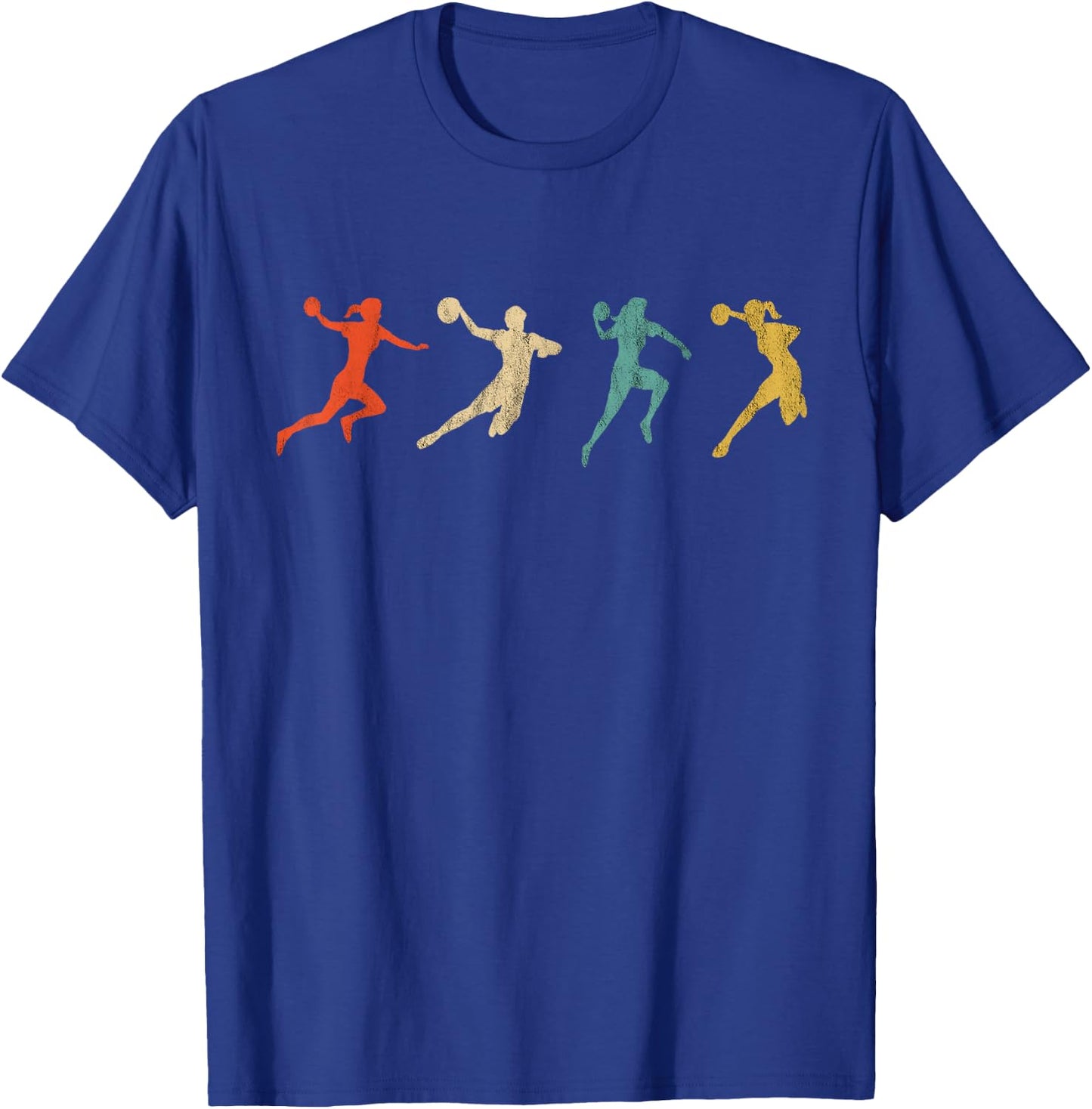 Retro Vintage Handball Player Handball Game Handball Team T-Shirt - T-Shirt | Royal