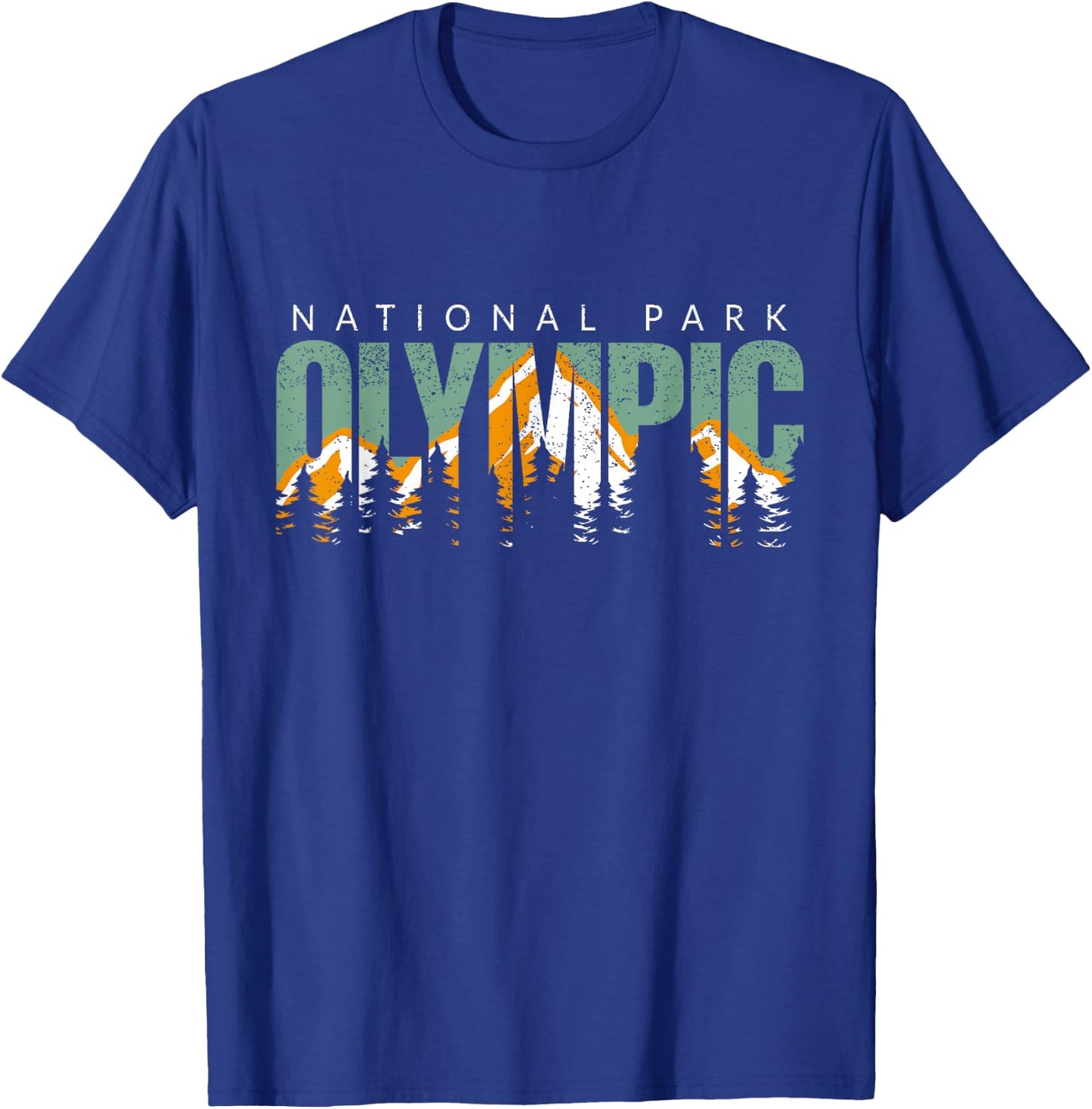 Olympic National Park Mountain Washington National Park T-Shirt - T-Shirt | Royal