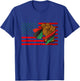 Black Liberation Flag Afro-American Pan African UNIA Flag T-Shirt - T-Shirt | Royal