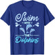 Swim with the dolphins T-Shirt - T-Shirt | Royal
