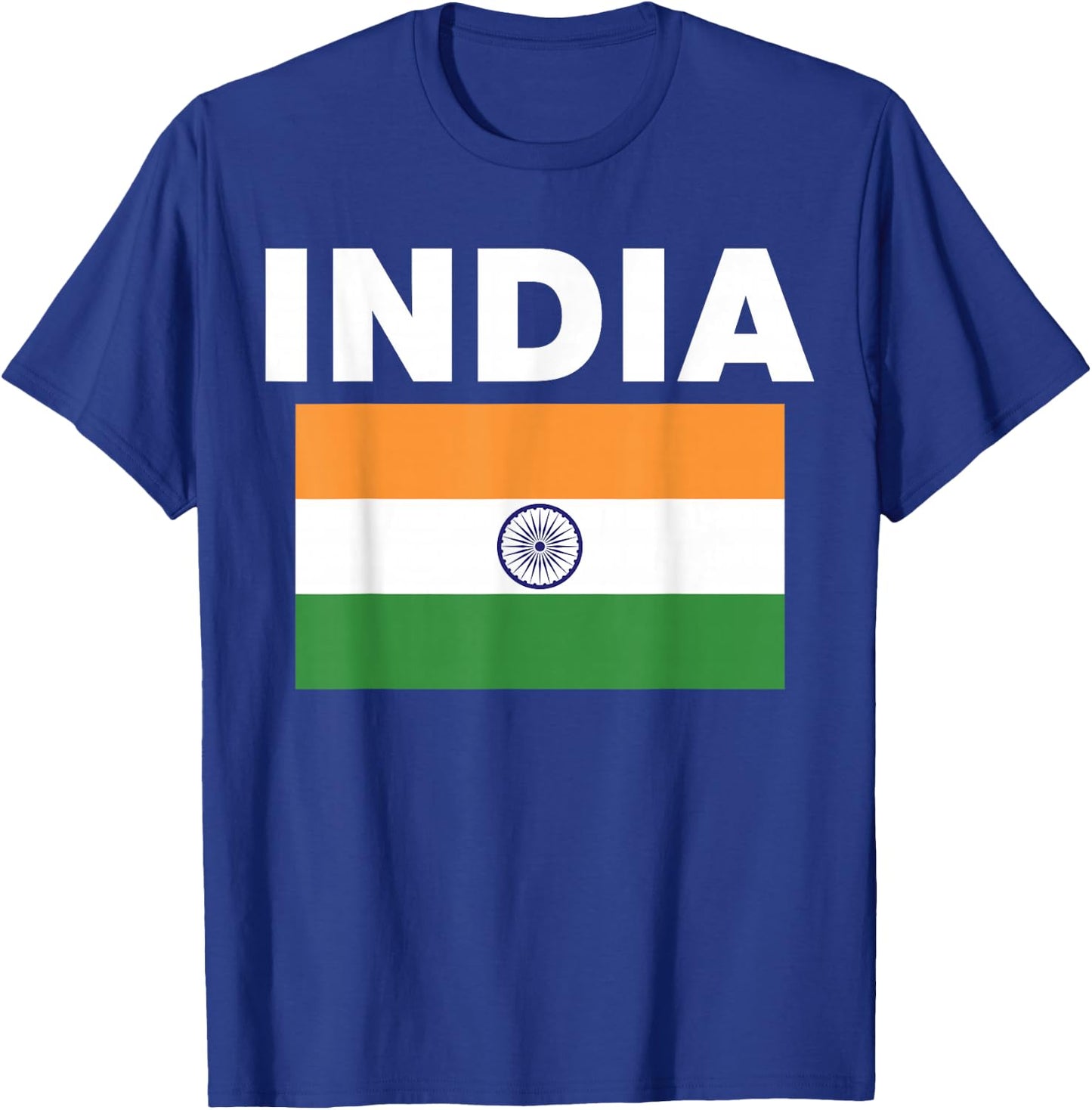 India Indien Flag Heritage T-Shirt - T-Shirt | Royal