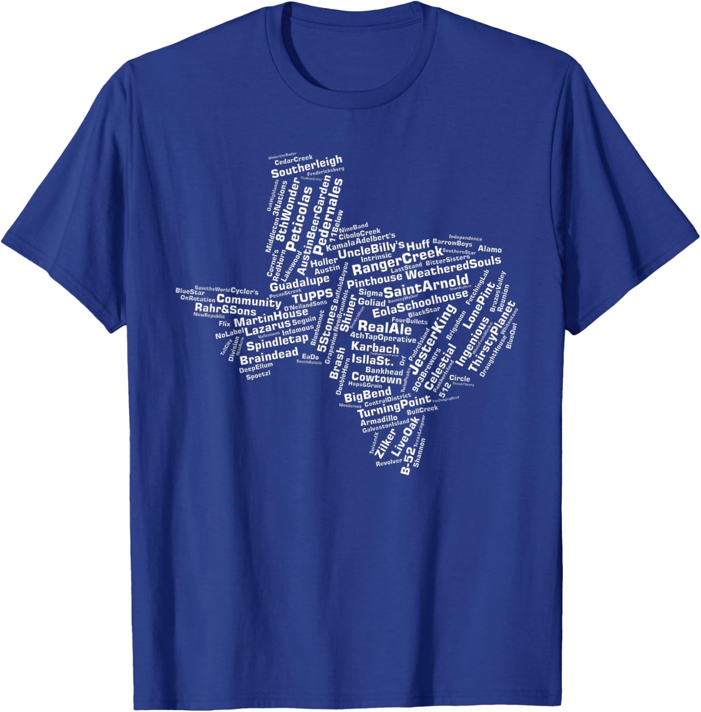Texas Breweries T-Shirt - T-Shirt | Royal