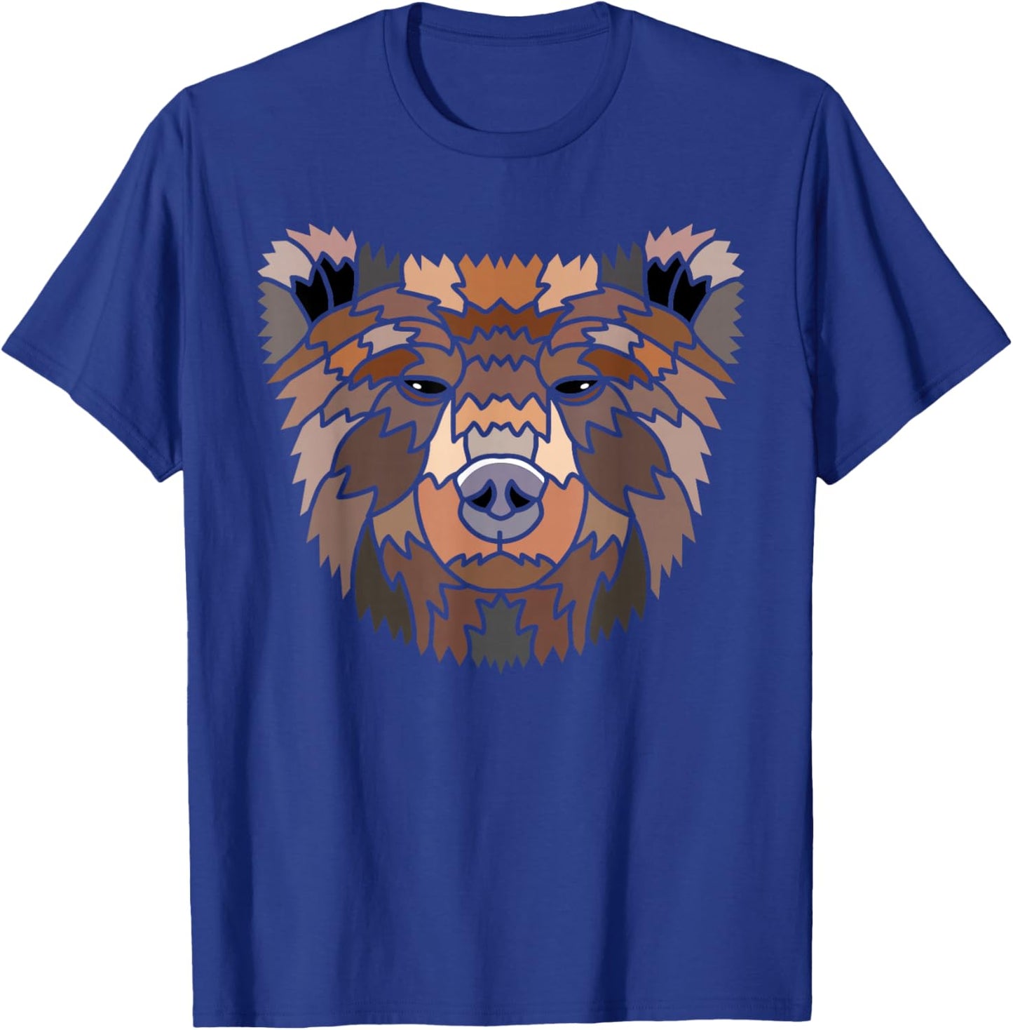 Tribal Bear Wildlife Biologist T-Shirt - T-Shirt | Royal