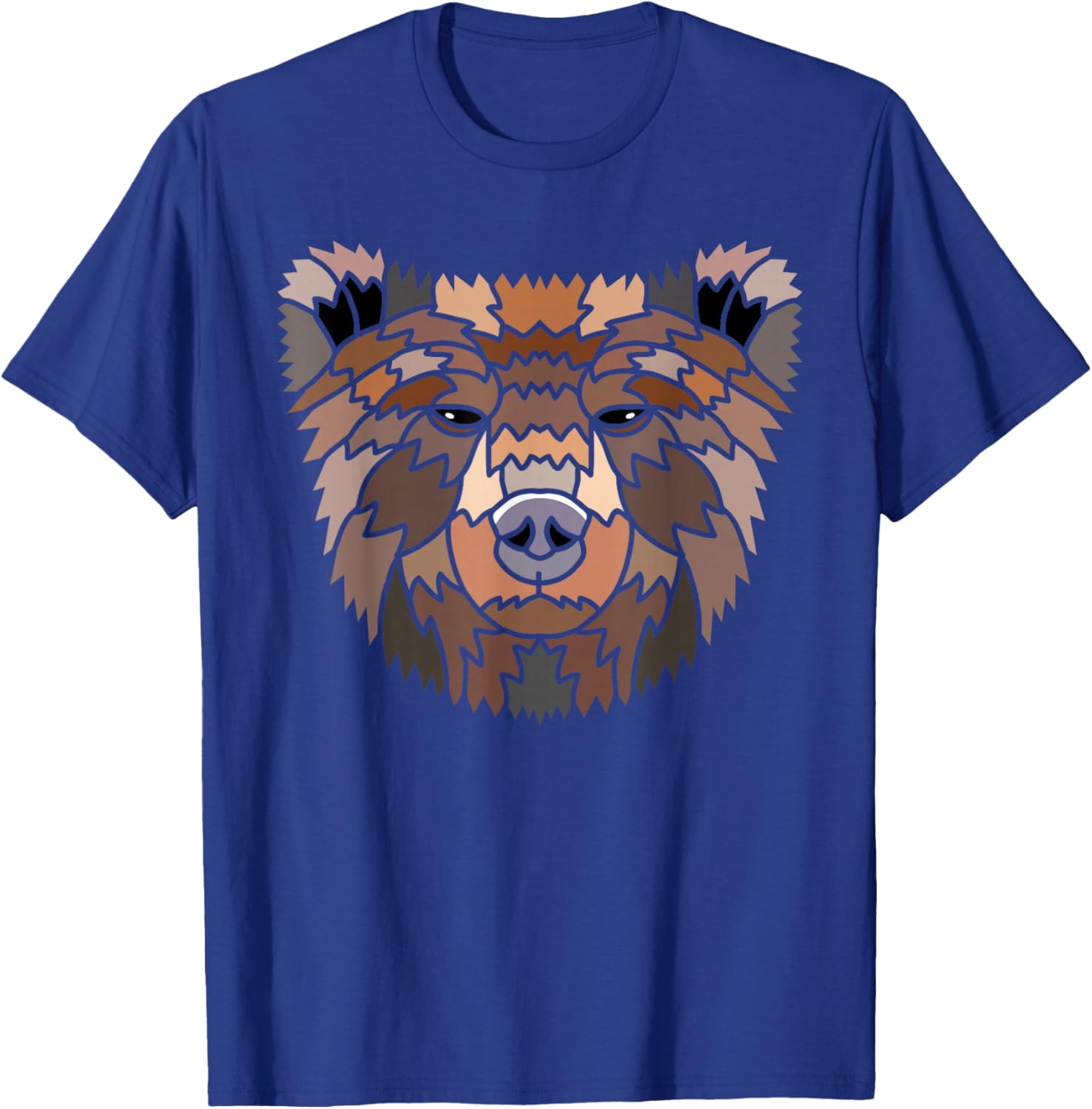 Tribal Bear Wildlife Biologist T-Shirt - T-Shirt | Royal