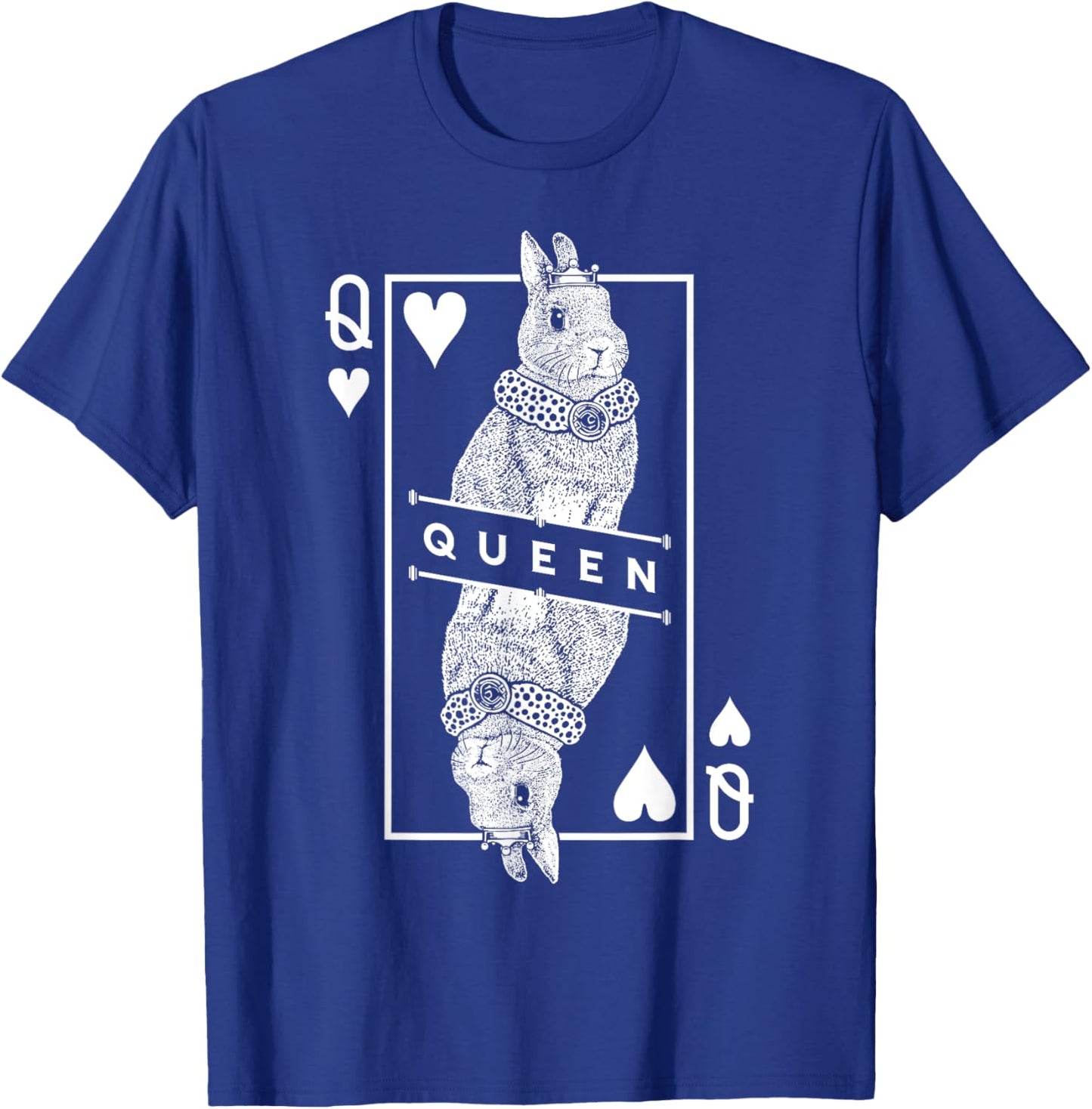 Netherland Dwarf Bunny Rabbit Queen Of Hearts Funny Pet T-Shirt - T-Shirt | Royal