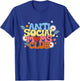 Anti Social Moms Club - Antisocial Mom Club T-Shirt - T-Shirt | Royal
