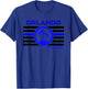 Orlando Cop Florida Police Sheriff Thin Blue Line USA Flag T-Shirt - T-Shirt | Royal