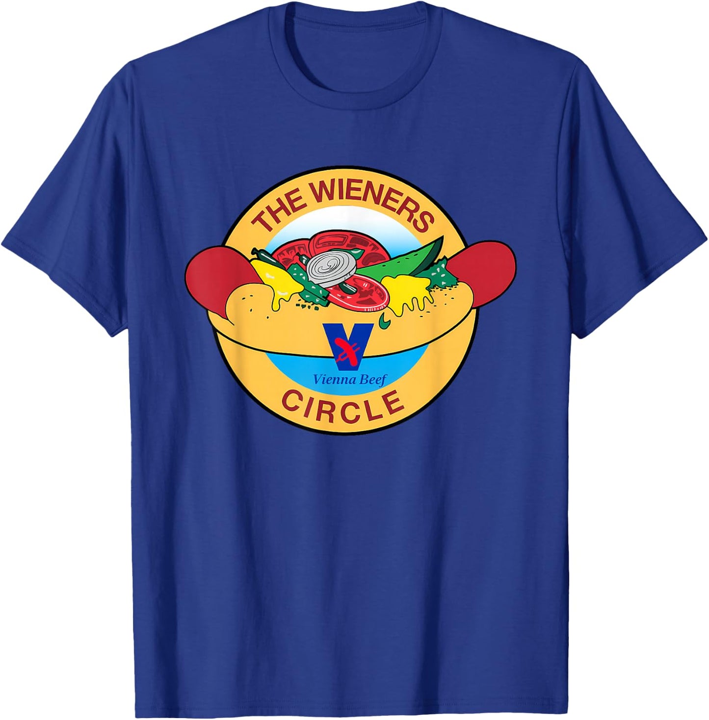 The Wieners Vienna Beef Circle Apparel T-Shirt - T-Shirt | Royal