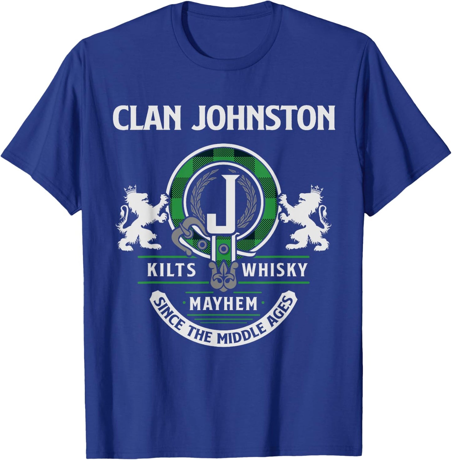 Clan Johnston Scottish Surname Family Highland Games T-Shirt - T-Shirt | Royal