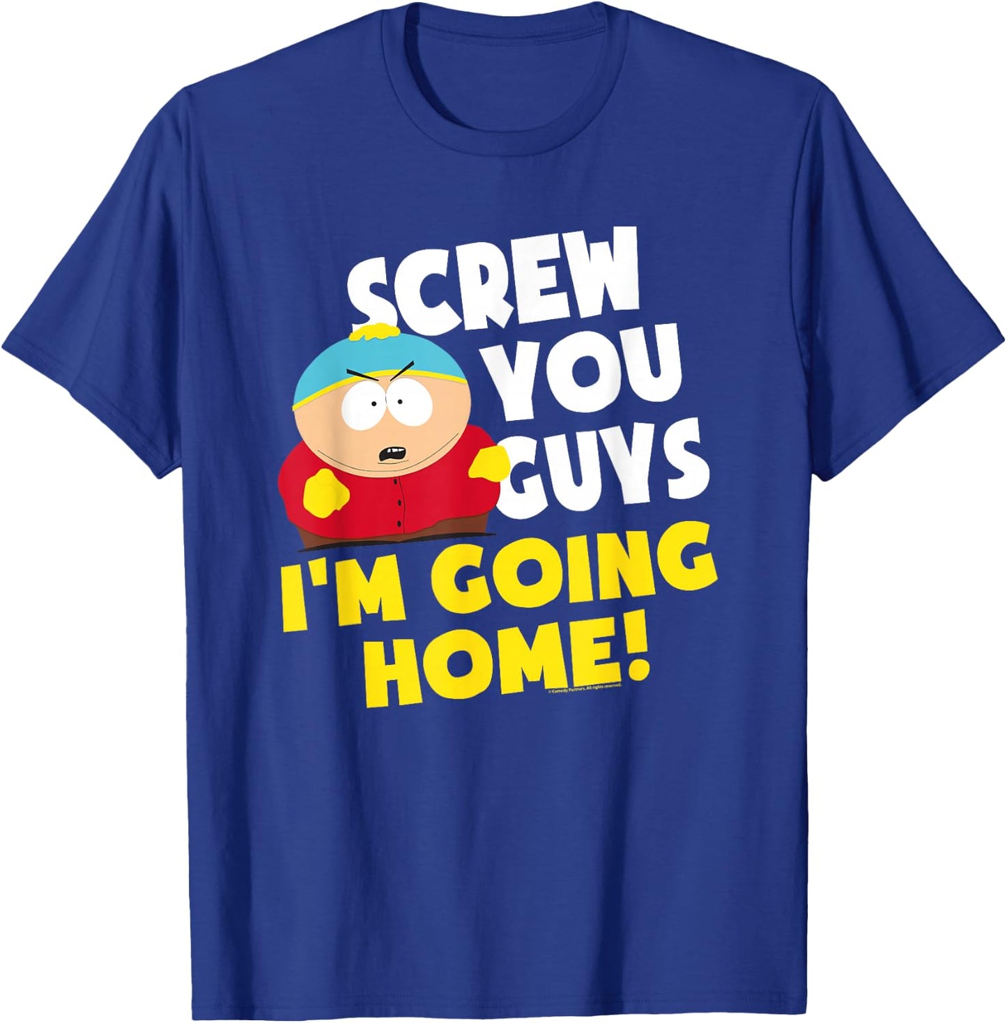 South Park Cartman I'm Going Home T-Shirt - T-Shirt | Royal