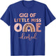 Boho Gigi of Miss Onederful 1st Birthday Girl Cute T-Shirt - T-Shirt | Royal