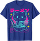 Anime Ramen Cat Retro Japanese Noodles Aesthetic Kawaii cat T-Shirt - T-Shirt | Royal