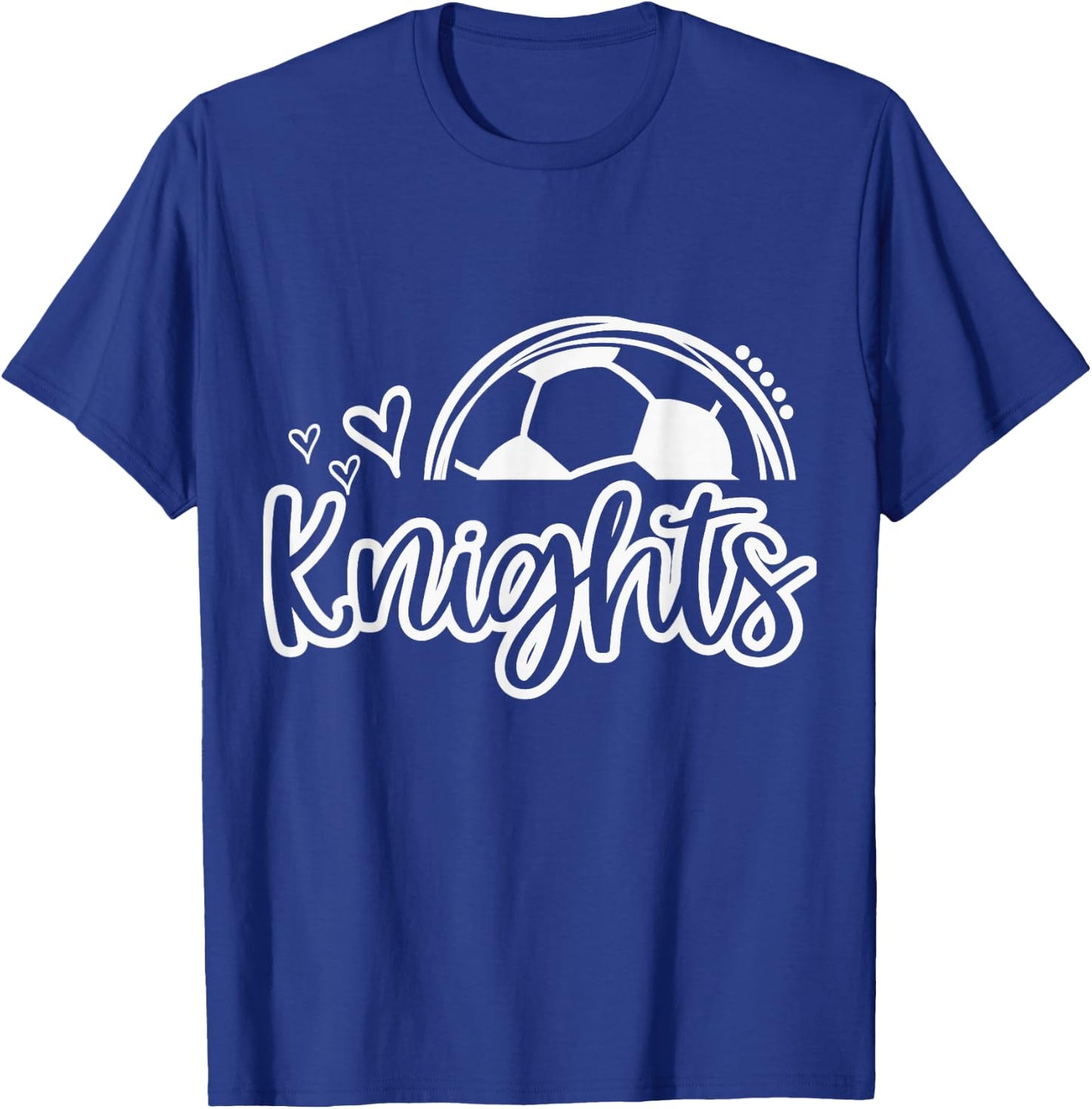 Knights Soccer Must Have Retro Trendy Game Day Spirit T-Shirt - T-Shirt | Royal