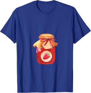 Strawberry Jam Jar T-Shirt - T-Shirt | Royal