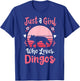 Dingo Just a Girl Who Loves Dingos T-Shirt - T-Shirt | Royal