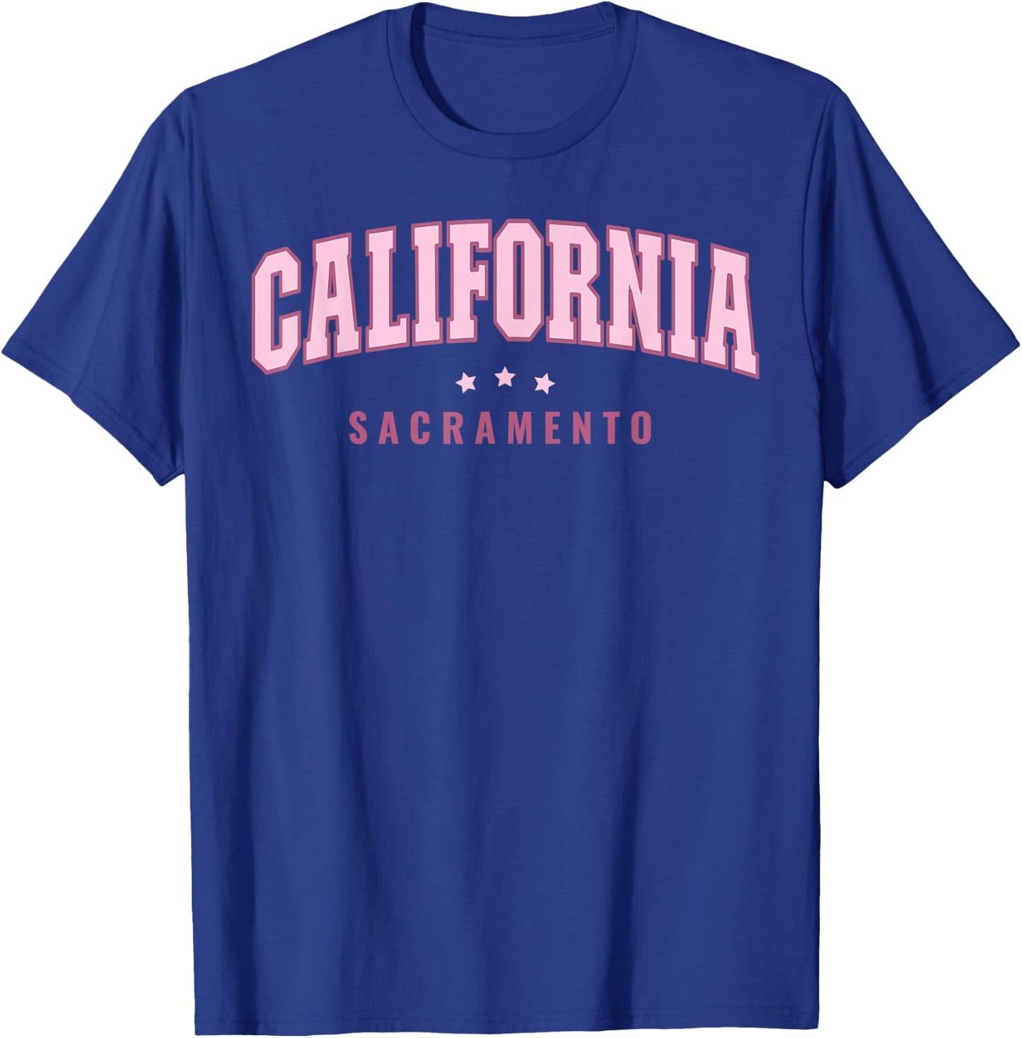 Sacramento California Preppy T-Shirt - T-Shirt | Royal