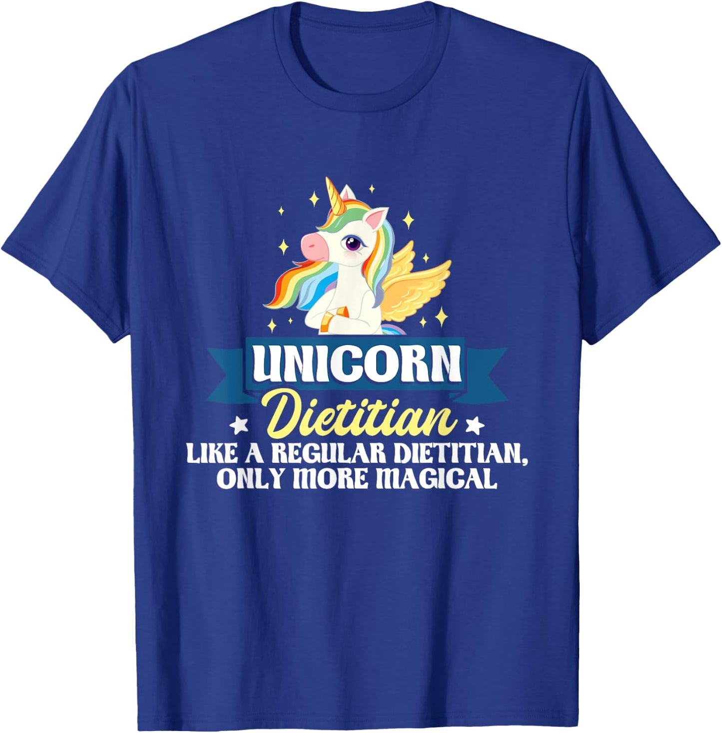 Unicorn Dietitian - Dietetics Nutritionist Dietician RD T-Shirt - T-Shirt | Royal